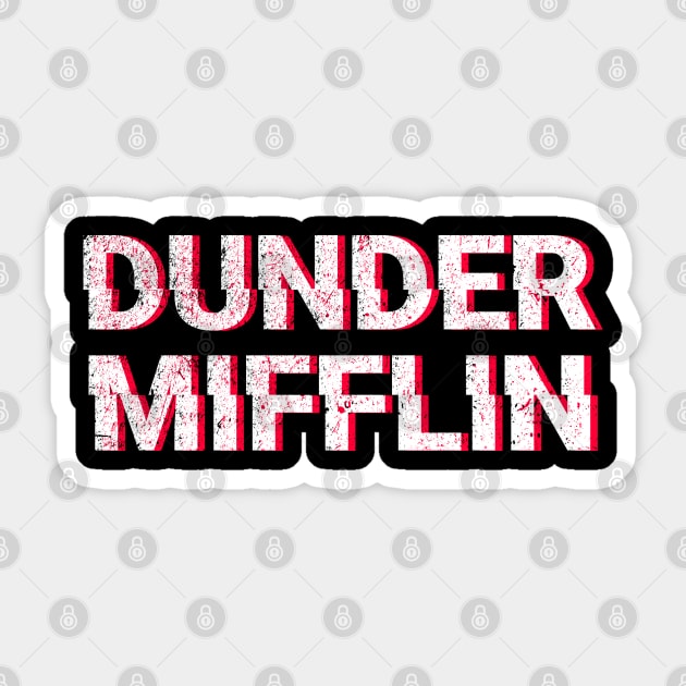 Dunder Mifflin Glitch Sticker by Printnation